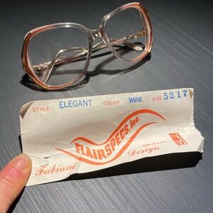 Vintage ’sunglasses by Fabiani Flairspecs, Inc ‘Elegant’ oversized cat eye frame